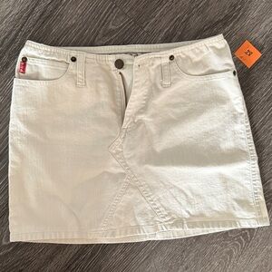 Mudd White Mini Skirt